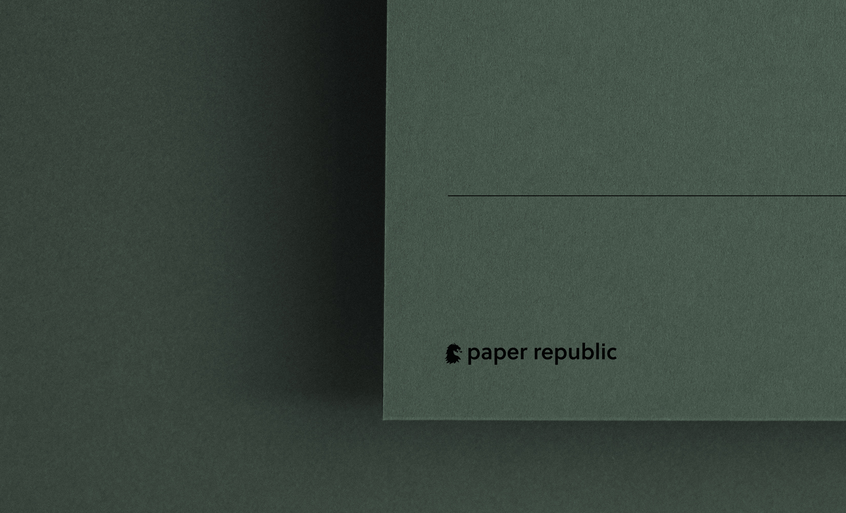 Studio de direction artistique Paris, design produit, projet Paper republic, papeterie premium par Halley&Co
