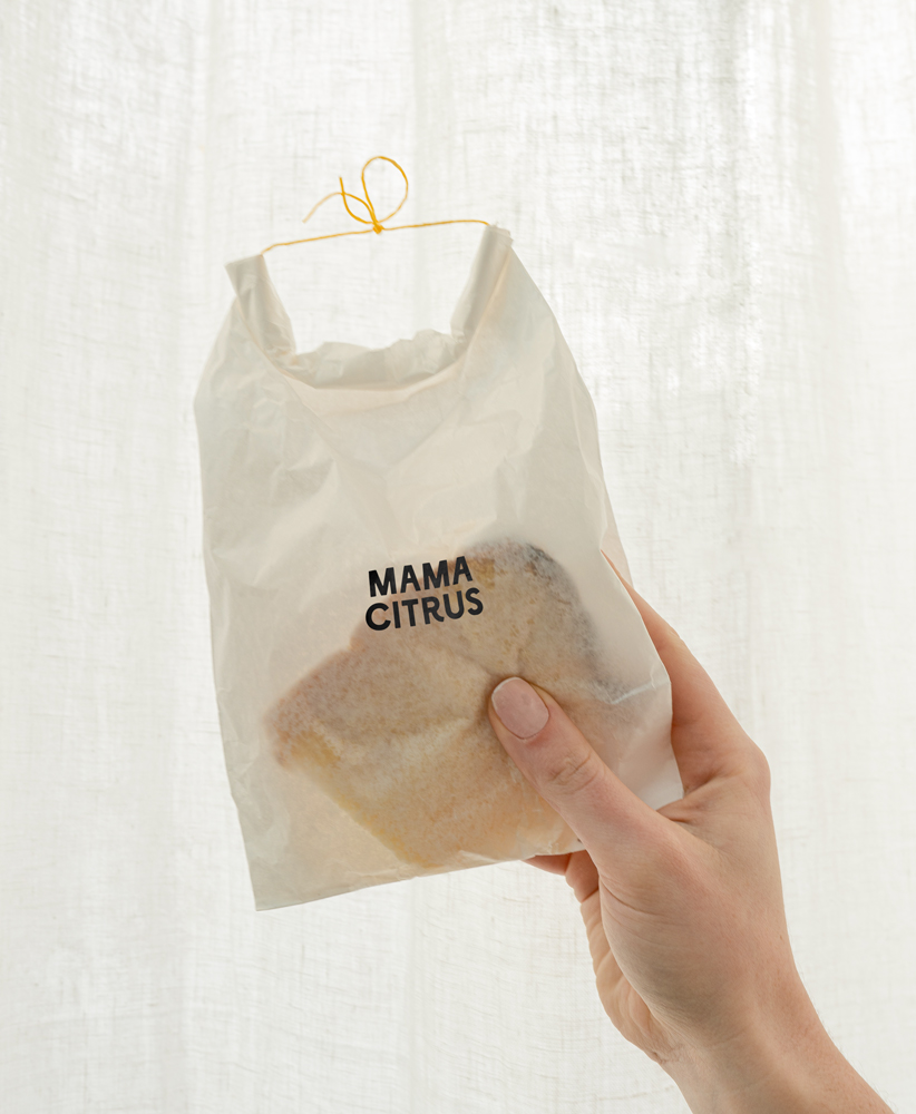 Studio de direction artistique Paris, identité visuelle et packaging, projet Mama citrus, pannetones par Halley&Co