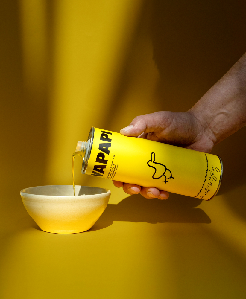 Studio de direction artistique Paris, identité visuelle et packaging, projet Yapapi, producteur d'huile d'olive grecque par Halley&Co