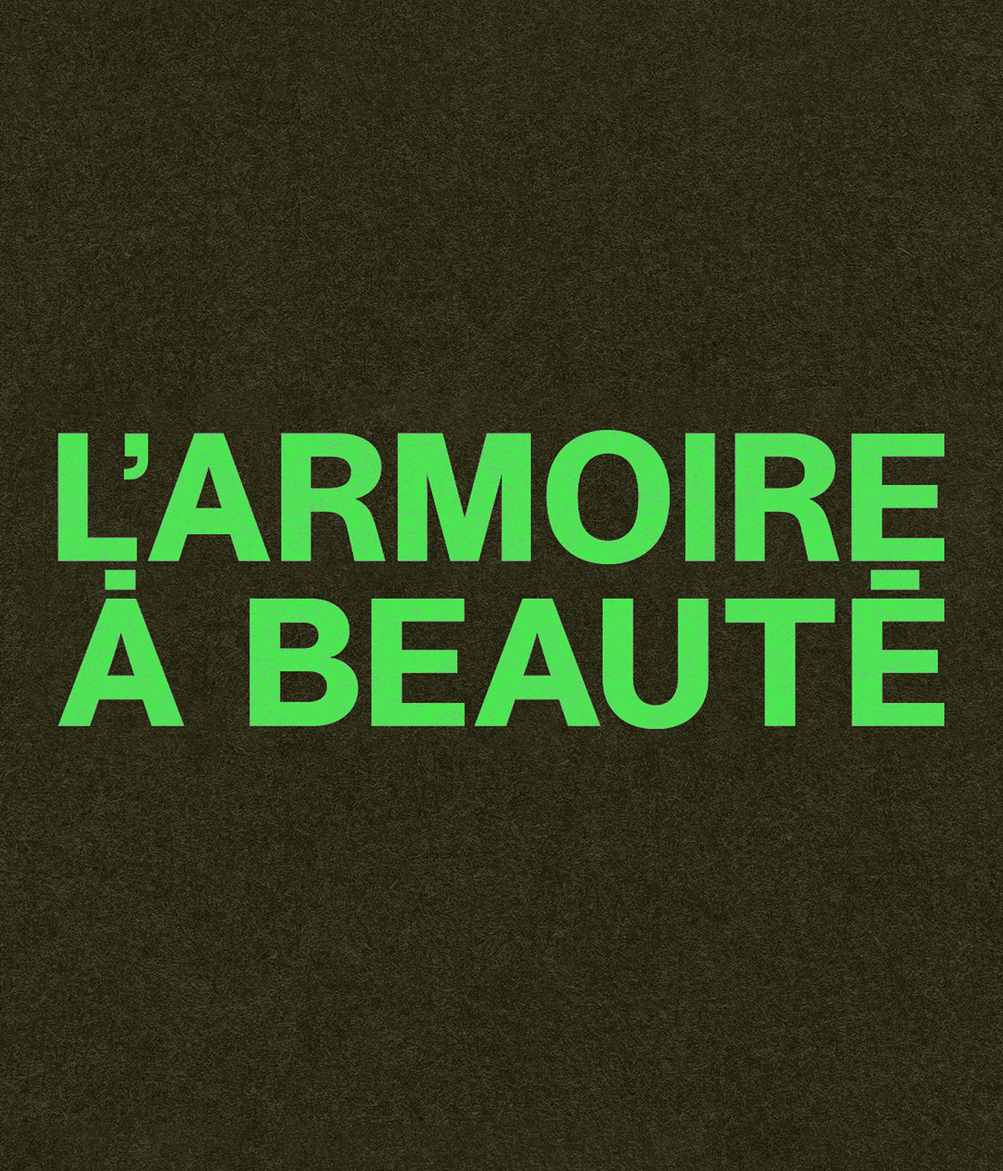Studio de direction artistique Paris, identité visuelle, eshop et charte Instagram pour l'Armoire à beauté, cosmétique par Halley&Co - Le logotype