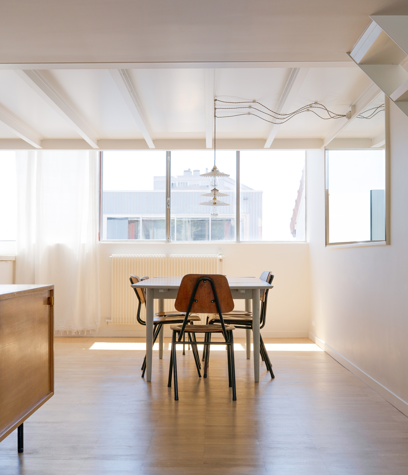 Studio de direction artistique Paris, identité visuelle de l'agence d'architecture intérieure Studio Cheneau par Halley&Co - Espace repas