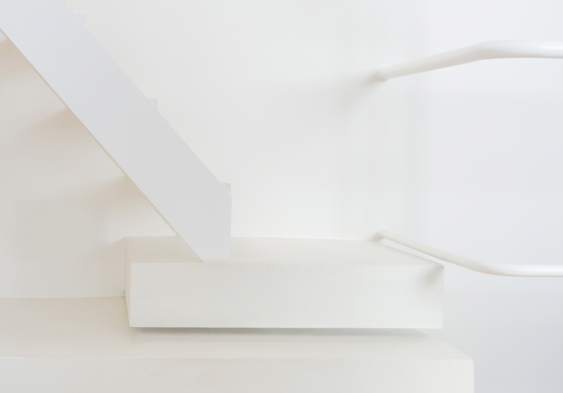 Studio de direction artistique Paris, identité visuelle de l'agence d'architecture intérieure Studio Cheneau par Halley&Co - Détail sur l'escalier